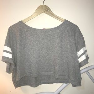 Grey H&M Crop Top